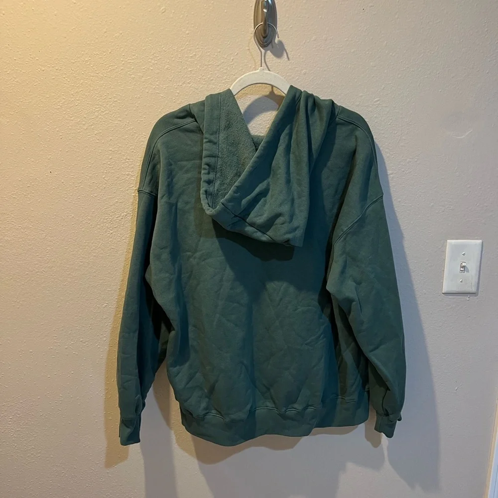 Old Navy Forest Green Zip-Up Hoodie - Picture 3 of 3